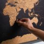 Epic Travel Gift Set World Map With Push In Pins And Personalised Scrapbook, thumbnail 3 of 10