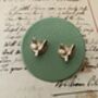 Victorian Bronze Fox Earrings, thumbnail 3 of 4