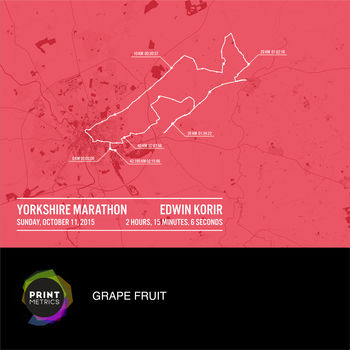 Personalised Yorkshire Marathon, 6 of 12