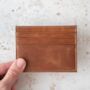 Leather Card Holder With Six Card Slots, thumbnail 2 of 3