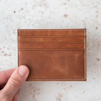 Leather Card Holder With Six Card Slots, 2 of 3