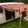 Retro Campervan Sun Canopy Shade Orange And Brown, thumbnail 1 of 3