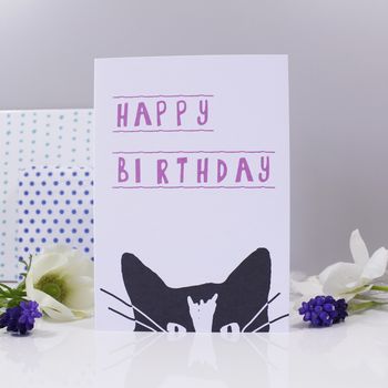'Happy Birthday' Cat Card, 5 of 6