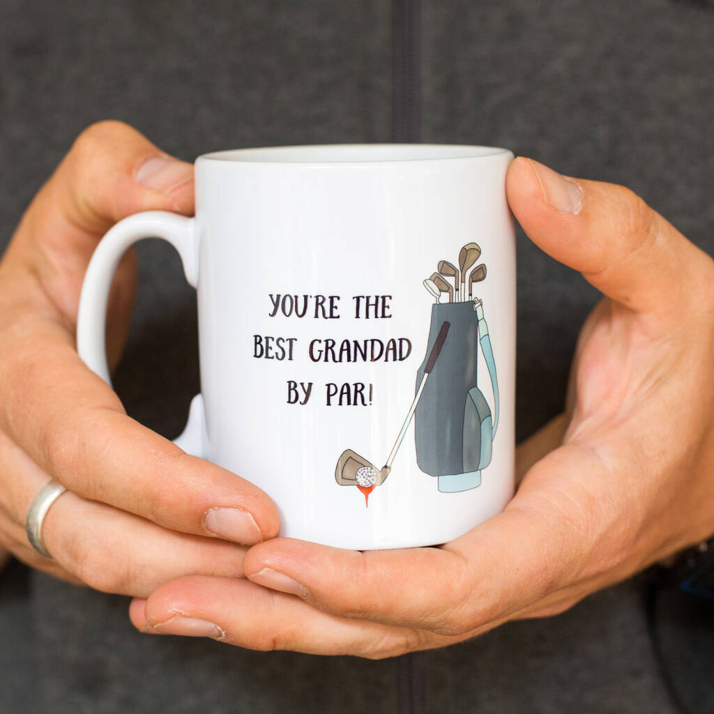 Novelty Father's Day Golf Mug By Funky Laser