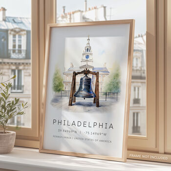 USA Travel Prints Of Philadelphia Pennsylvania, 2 of 7