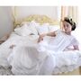 Ladies White Cotton Capped Sleeve Nightdress 'Nadine', thumbnail 1 of 4