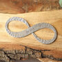 10th Anniversary Gift Aluminum Infinity Sculpture, thumbnail 2 of 7