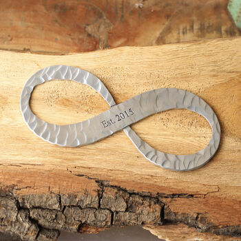 10th Anniversary Gift Aluminum Infinity Sculpture, 2 of 7