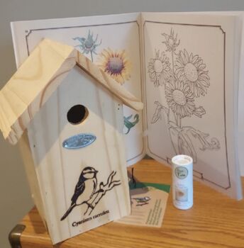 Bird Home And Sunflower Seeds Gift Set, 2 of 6