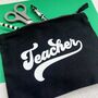 Thank You Teacher Cotton Pencil Case/Pouch, thumbnail 2 of 7