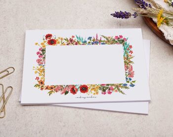 A5 Bold Floral Letter Writing Paper And Envelopes, 3 of 6