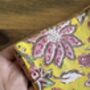 Dining Napkins, Indian Block Print, 12 Inches, thumbnail 6 of 8