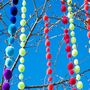 Multicoloured Pom Pom Garlands And String Lights, thumbnail 4 of 11