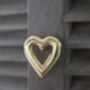 Solid Brass Heart Drawer Cabinet Knob, thumbnail 6 of 9