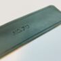 Personalised Dark Racing Green Premium Leather Bookmark, thumbnail 4 of 8