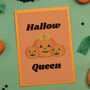 Hallow Queen Halloween Card A5 Sized Card, thumbnail 2 of 2