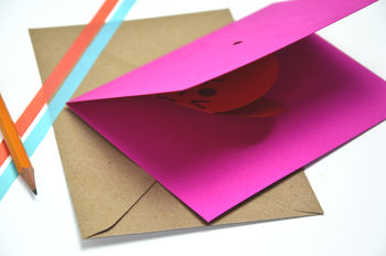 Personalised Pop Up Heart Valentines Card, 6 of 7