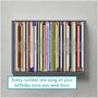 60th Birthday Print Music Number Ones Gift, thumbnail 1 of 11