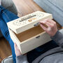 Personalised Giraffe And Lion Keepsake Box Gift For Children, thumbnail 5 of 6