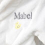 Personalised White Duck Dressing Gown With Ears, thumbnail 2 of 8