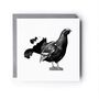 Black Grouse Wildlife Greeting Card, thumbnail 2 of 7