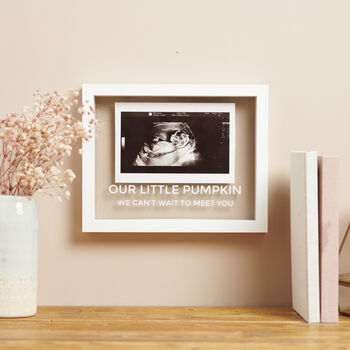 Personalised My First Baby Scan Floating Frame, 3 of 4