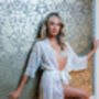 Personalised White Lace Bride Robes, thumbnail 4 of 4