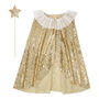 Gold Sequin Cape And Wand, thumbnail 2 of 2