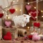 Handmade Felt Barbara The Sheep Hanging Decoration, thumbnail 1 of 5