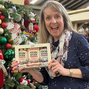 Chocolate Popcorn Bars, Christmas Gift Set 3x100g, 2 of 9