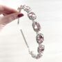 Pink Jewelled Headband, thumbnail 2 of 2