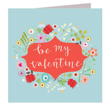 Floral Valentine's Greetings Card, 2 of 5