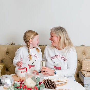 Personalised Polar Bear Matching Family Christmas Jumpers, 8 of 12