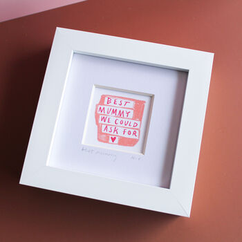 Best Mummy We Could Ask For Mini Art Print, 2 of 7