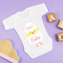 Personalised First Easter Chick Bodysuit, thumbnail 1 of 2