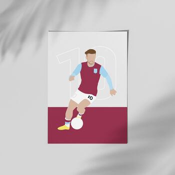Jack Grealish Aston Villa Poster, 3 of 4