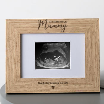 Personalised Baby Scan Photo Frame For Mum To Be, 2 of 3