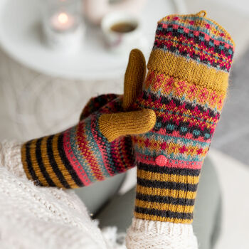 Fabulous Fairisle Knit Gloves, 8 of 12