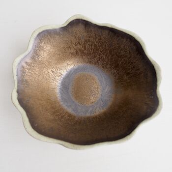 A Handmade Gold Ceramic Ring Dish, 6 of 10