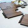 Set Of Four Personalised Cut Out Wooden Jigsaw Coasters, thumbnail 11 of 12