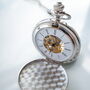 Double Hunter Pocket Watch Silver; The Clasper, thumbnail 5 of 8