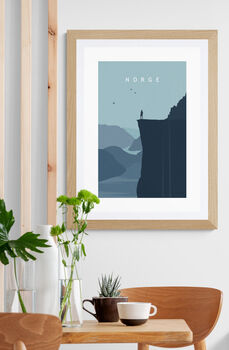 Norway Landscape Scandinavian Art Print, 3 of 3