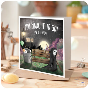 Funny 30th Birthday Greeting Card Son Daughter Friend Sister Brother 30 Dark Sarcastic Cheeky Humour, 5 of 7