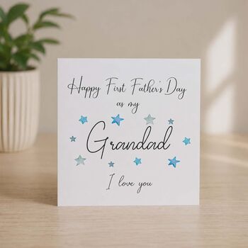 First Father's Day As My Grandad Gift Set From Baby, 2 of 9