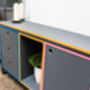 Rhys Box Section Colourful Shelves With Storage, thumbnail 9 of 10