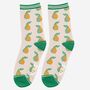 Women's Pear Fruit Bamboo Socks, thumbnail 1 of 4