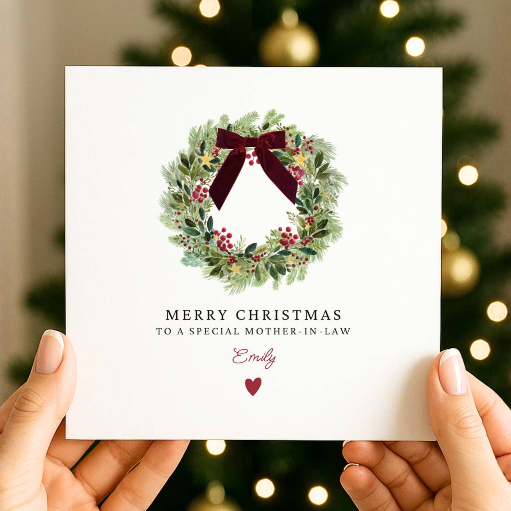 Christmas Card For A Special Mother In Law, 1 of 1