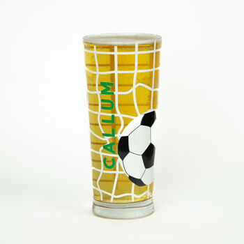 Personalised Football Name Printed Pint Glass, 3 of 8