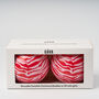 Duo Of Baubles In Swedish Design Filled With Swedish Candy, thumbnail 3 of 12