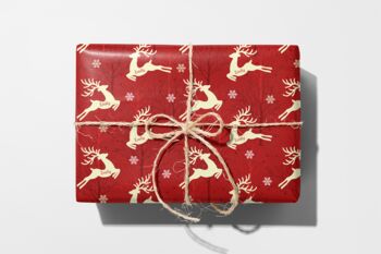 Personalised Reindeer Wrapping Paper, 2 of 3